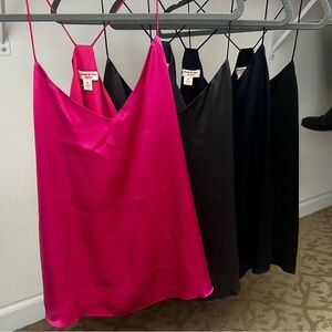 Brooks Brothers Red Fleece Camisoles - Sz M NWOT Fuchsia, Black, Navy, Charcoal